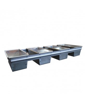 Attelage de 4 moules